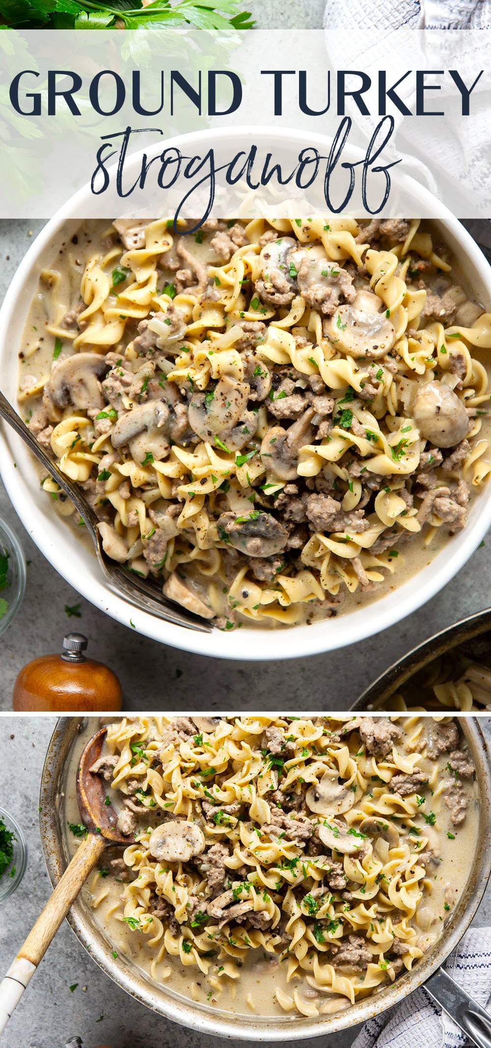 Browned ground turkey makes this classic pasta dish budget-friendly and this version is made entirely in one pan in only 30 minutes.